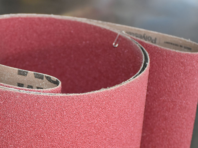 Ceramic sanding belts